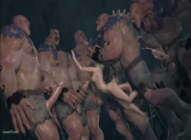 Video :Monster hentai porn with ladies getting gangbanged